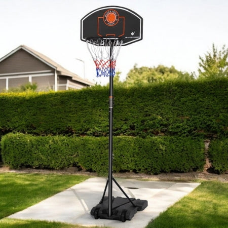 Basketball Post 102 Adjustable Portable Basketball Hoop | Outdoor Basketball Stand