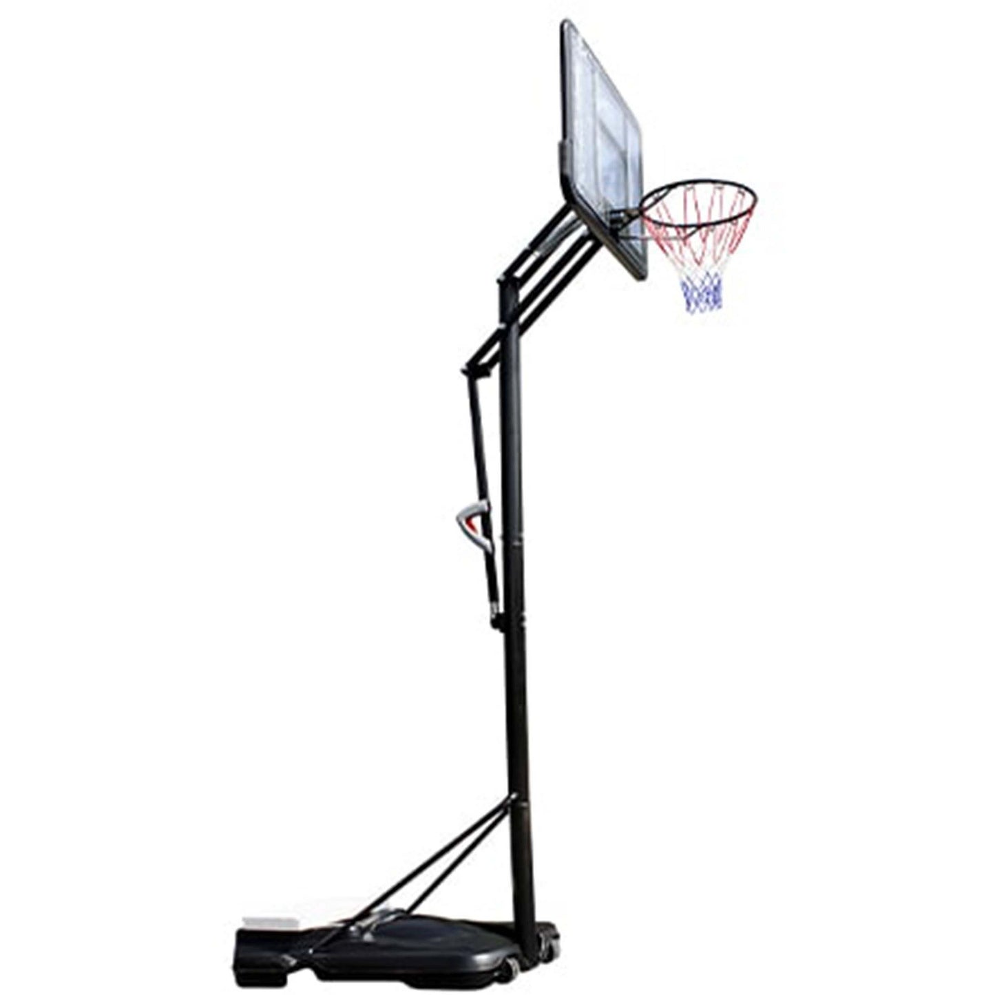 Portable Basketball Post 201 Adjustable Outdoor Hoop | 48x32 Inch Backboard