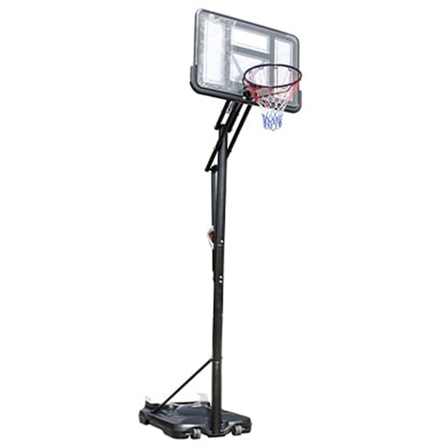 Portable Basketball Post 201 Adjustable Outdoor Hoop | 48x32 Inch Backboard