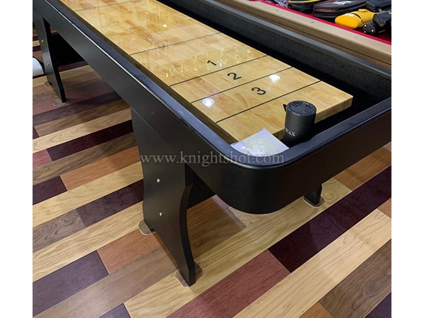 9ft Shuffleboard Table | Black Color Premium Wooden Indoor Game Table