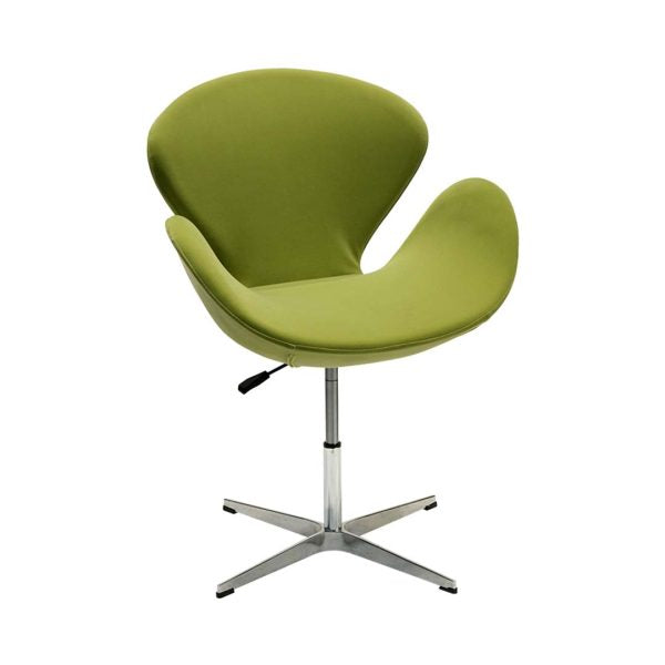 COOLBABY Ergonomic Swan Chair L-010B – Height Adjustable Velvet Dining Chair - COOLBABY