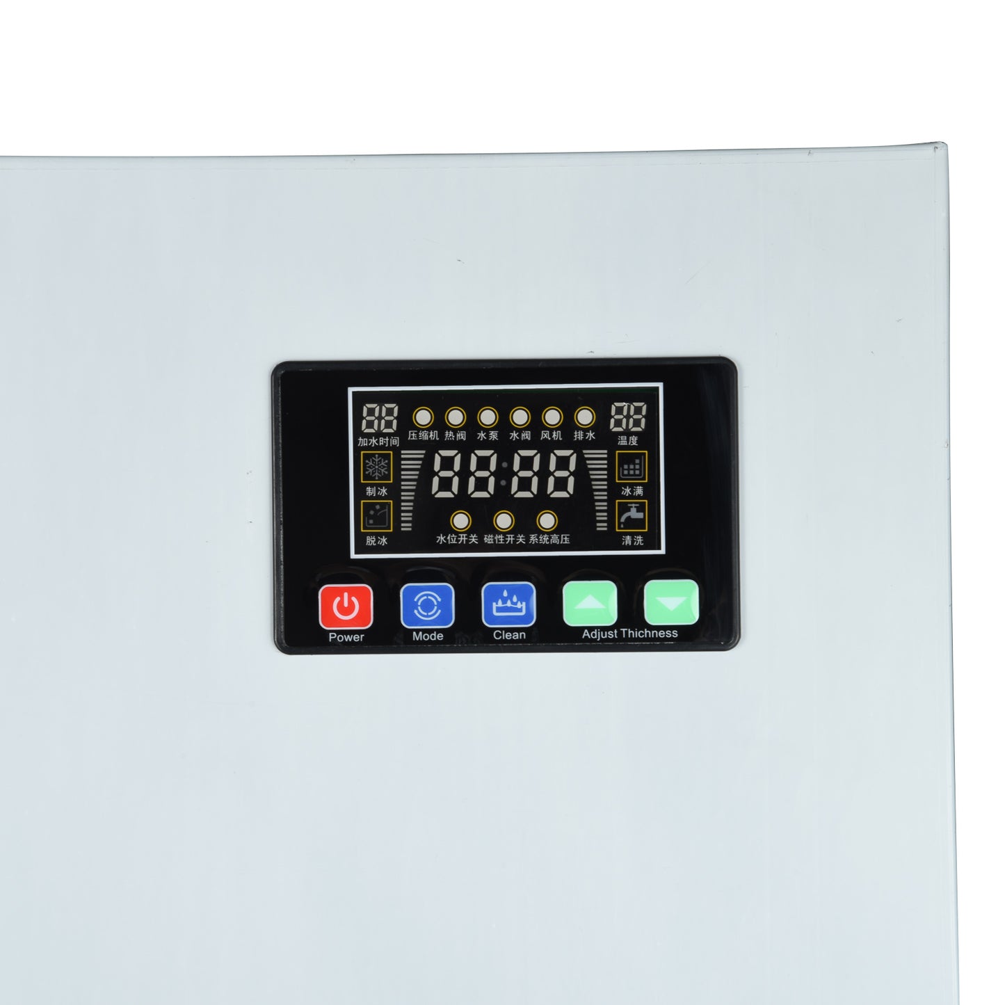 Ice Cube Makers, Commercial Ice Maker Machine,Under Counter Ice Maker with Large Storage Bin,Fully-Automatic Freestanding Commercial Clear Cube Ice Make for Bussiness, Home,360KG - COOLBABY