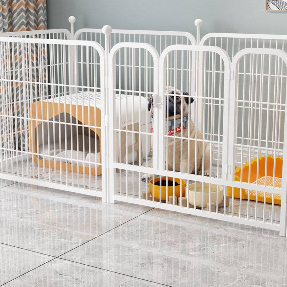 COOLBABY Dog Playpen Foldable 6 Panels Dog Pen 24" Height Pet Enclosure Dog Fence Outdoor - COOL BABY