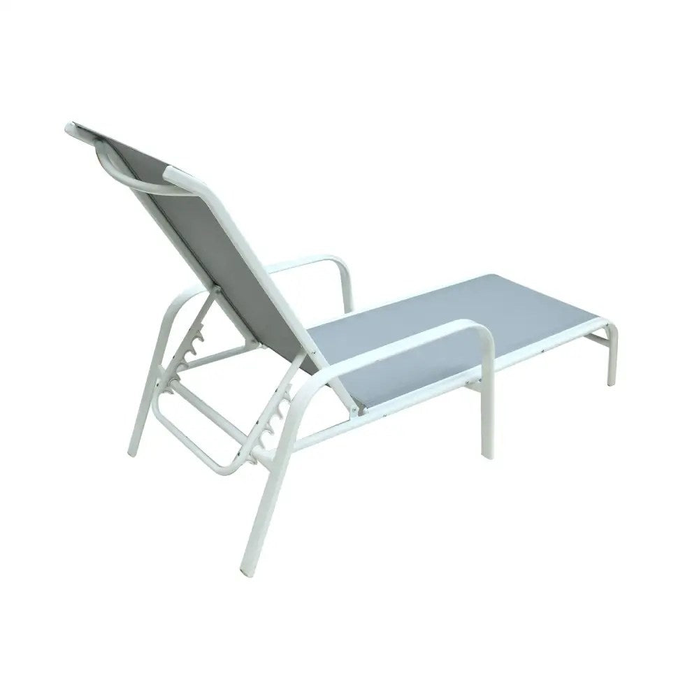 Lounge Chair Furniture, Patio Chair, Outdoor Garden Sun Chair - GREY - COOLBABY