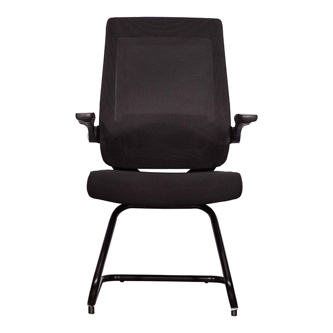 COOLBABY Ergonomic Office Visitor Chair 2134-C with Breathable Mesh Back and Retractable Armrests - COOLBABY