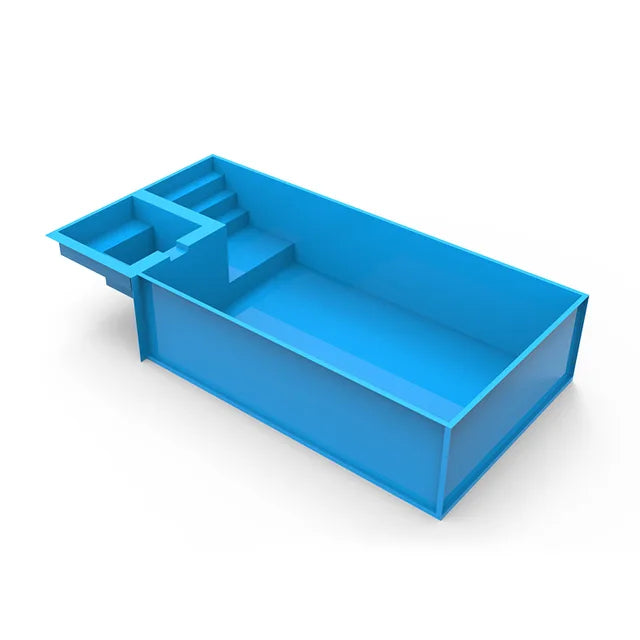 Garden Big Hard Plastic Fiberglass Swimming Pool Shell Equipment Frp Inground Swimming Pool Supplies - COOLBABY