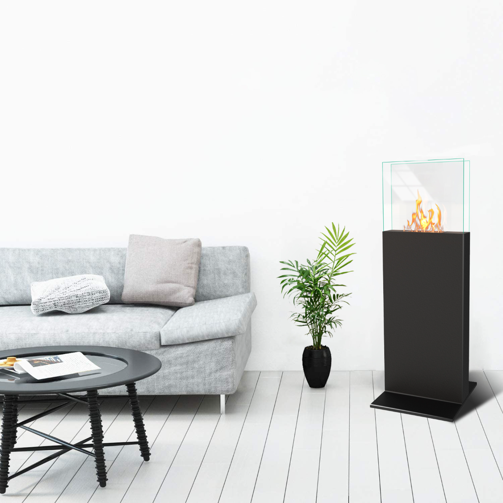 Ethanol Fireplace, Black Terrace Fireplace Ethanol - COOLBABY