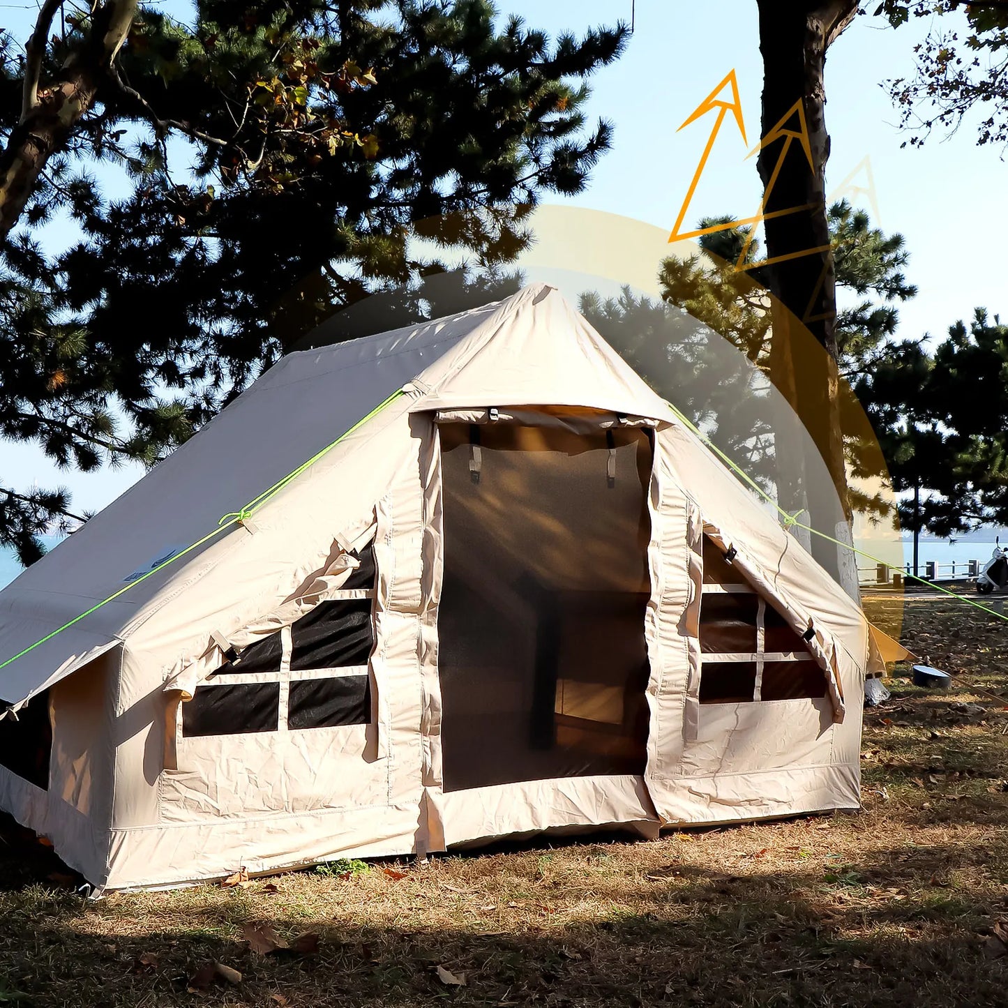 Large Inflatable Tent for Family Dinner, Outdoor Camping Tents - COOLBABY