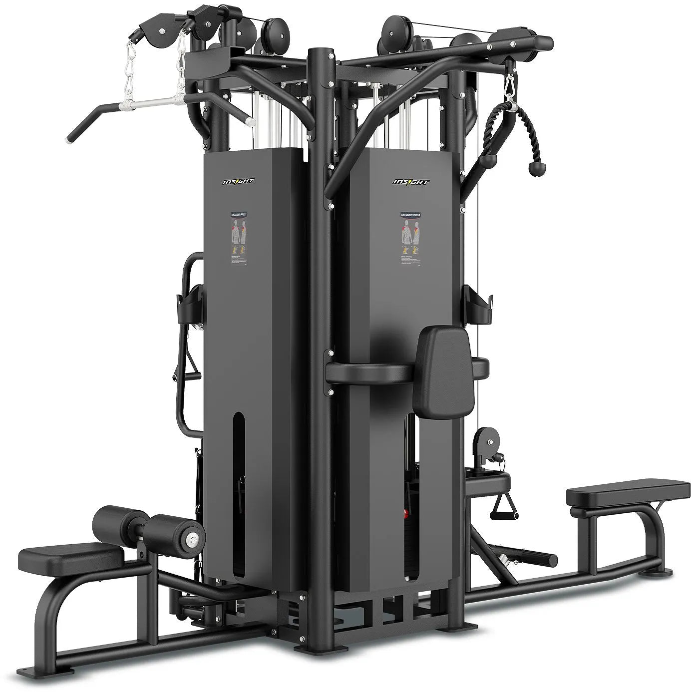 COOLBABY Enhance Your Workout with the Insight Fitness 4 Station Gym SA023 - COOLBABY