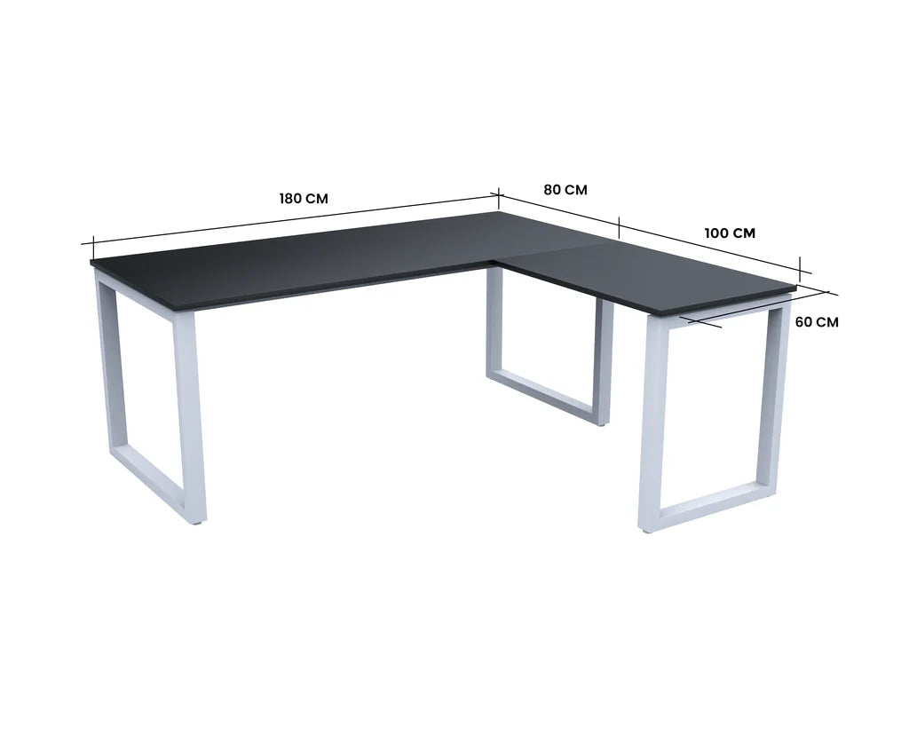 COOLBABY L-Series L-Shaped Desk: Versatile Executive Workspace for Productivity - COOLBABY