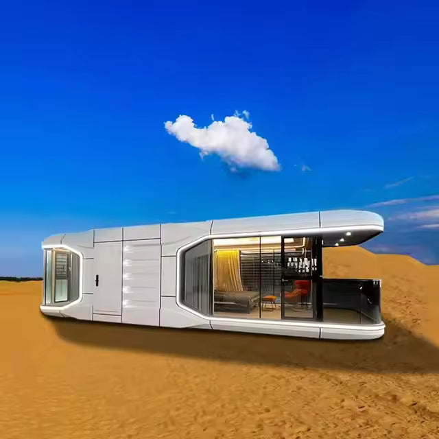 Pre Order Luxury Future Capsule, Container House For Multi-Purpose Use, Modern Prefabricated Living Unit Offering Durable Construction - COOLBABY