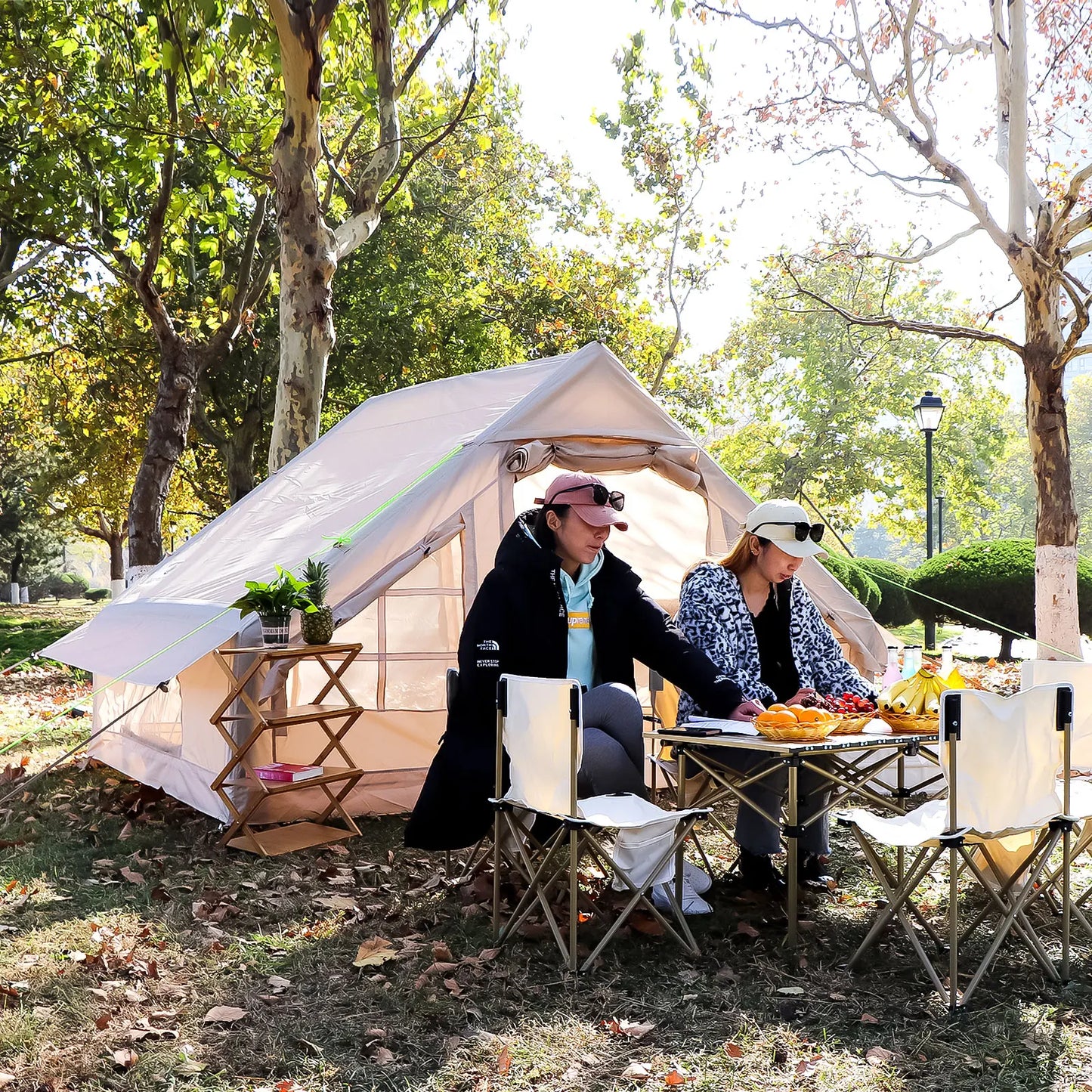 Large Inflatable Tent for Family Dinner, Outdoor Camping Tents - COOLBABY