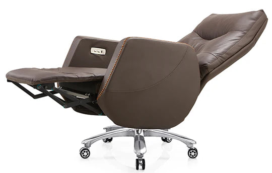 Swivel Executive Chair, Premium Leather With Capacity 120KG - COOLBABY