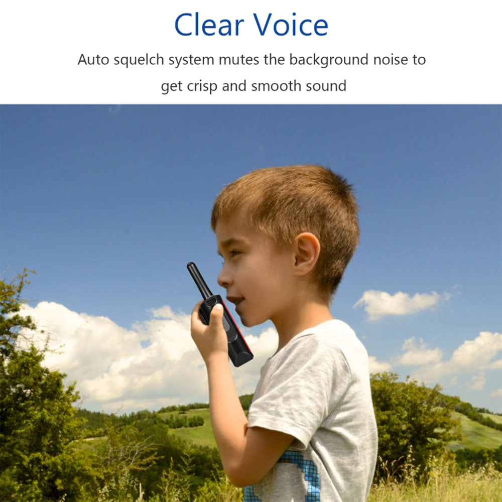 COOLBABY WQSJ020 Kids Adults Mini High Power Walkie Talkie 2 PCS,Walkie-Talkie 22 Channel Long Range Outdoor Two Radio Walkie Talkie for Kids,VOX - COOLBABY
