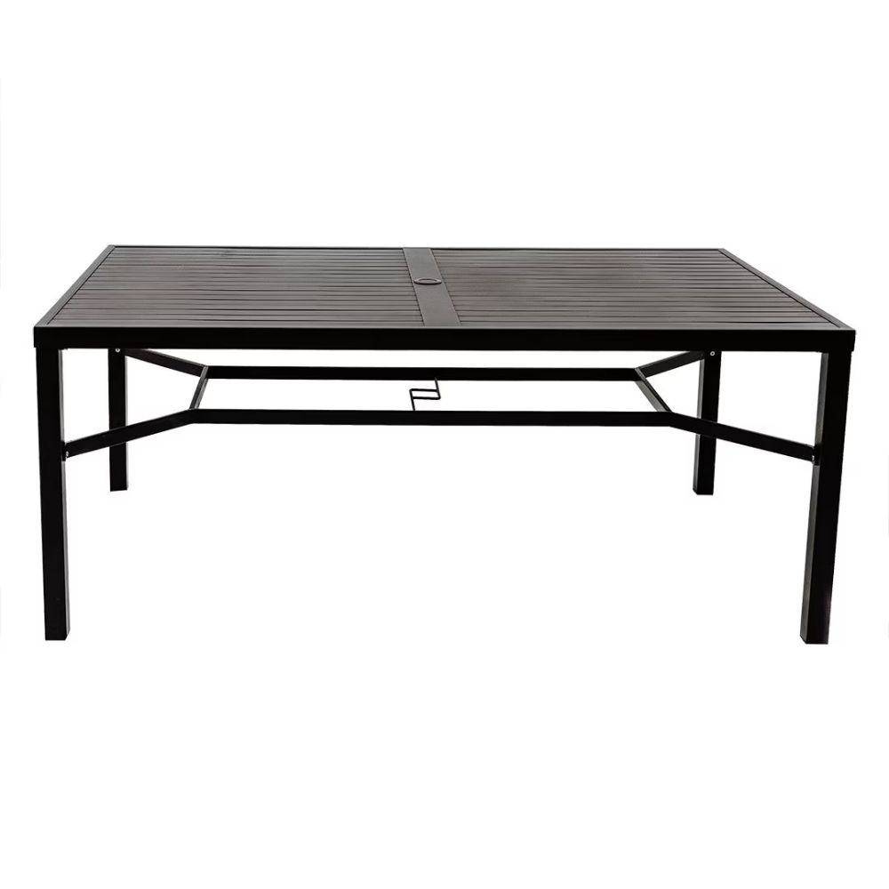 Complete Aluminum Table - Dark Brown - COOLBABY