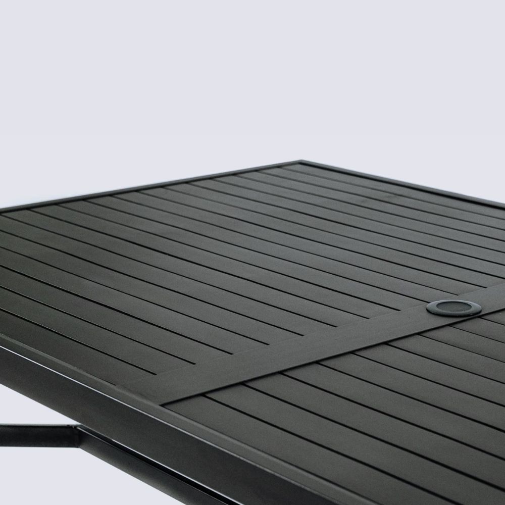 Complete Aluminum Table - Dark Brown - COOLBABY