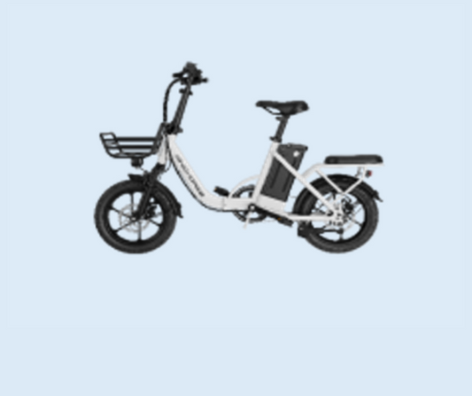 350W Electric City Bike, 48V 8Ah Battery Electric Scooter With Seat - COOLBABY