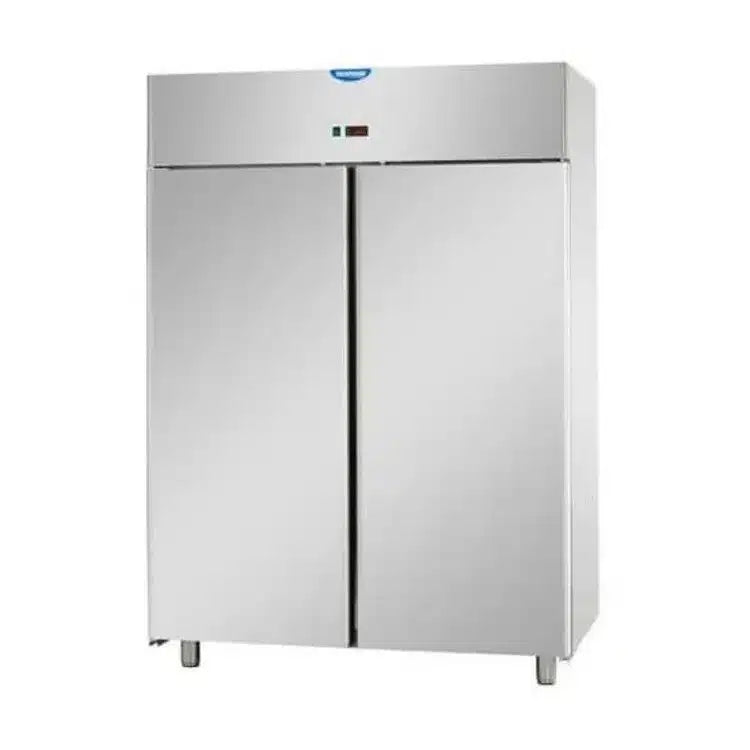 Upright Freezer 1476L Double Stainless Steel Door – Commercial Freezer with Italian Innovation