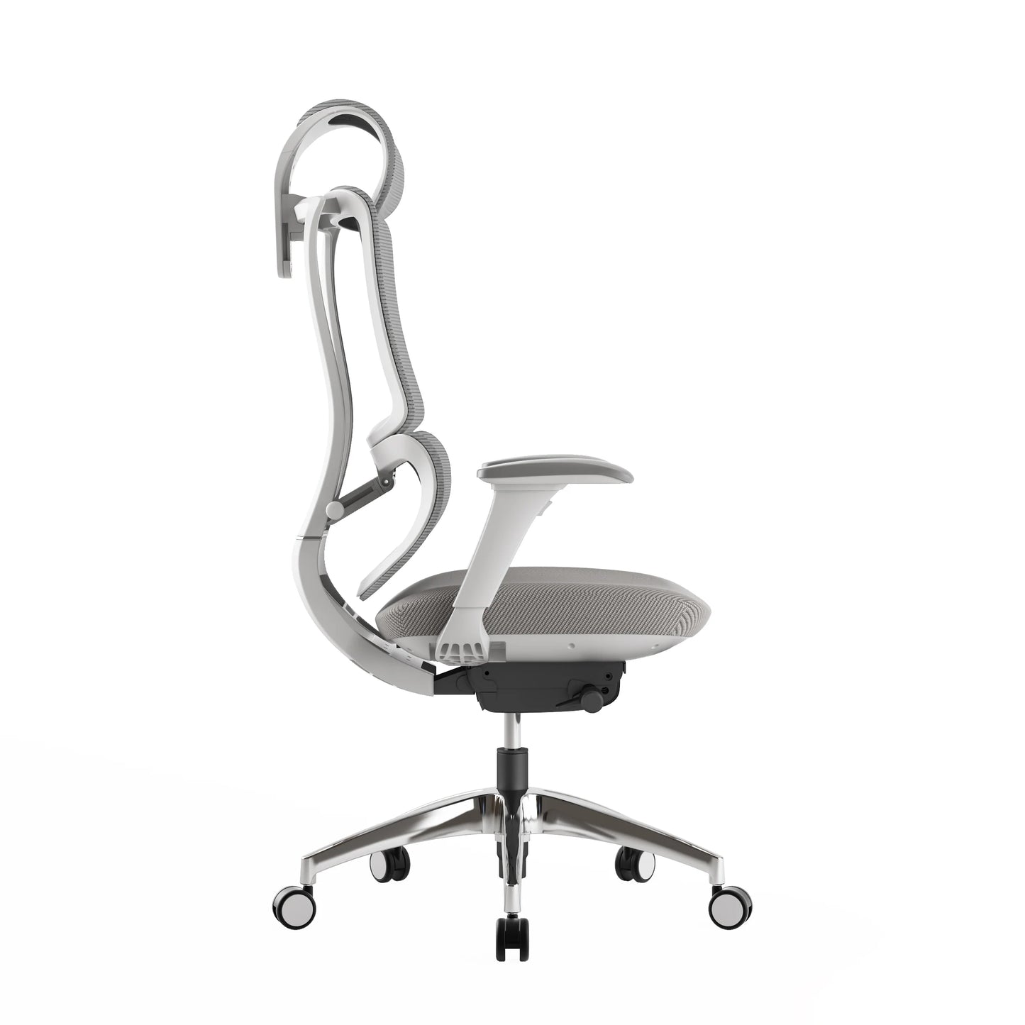 COOLBABY Pebble Ergonomic Office Chair with Adjustable Mesh Headrest & 4D Armrests - COOLBABY