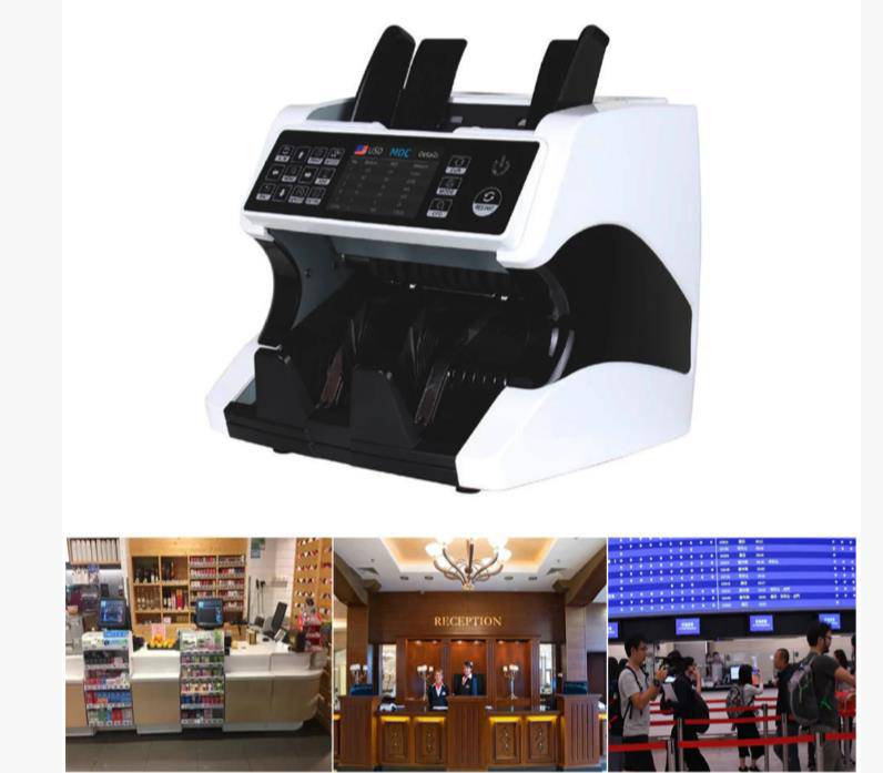 COOLBABY AL-920 high quality Dual Multi-Currency Value Counter machine Banknote Verifiers Money Counter - COOL BABY