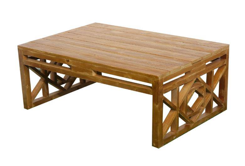 COOLBABY FAB-4S-DB Four Seasons Family Comfort Sofa Set with Wooden Table - Dark Blue - COOL BABY