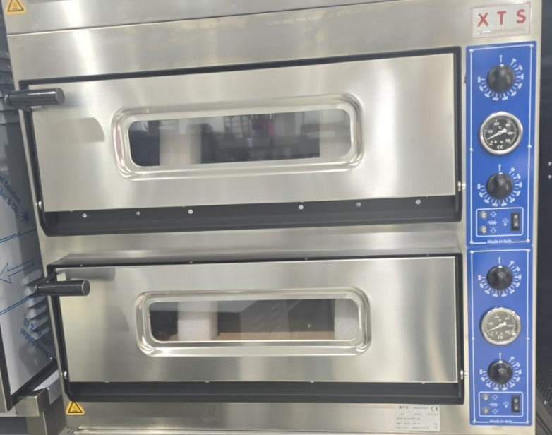 COOLBABY High-Performance Electric Pizza Oven BSD-202S - Dual Baking Chambers