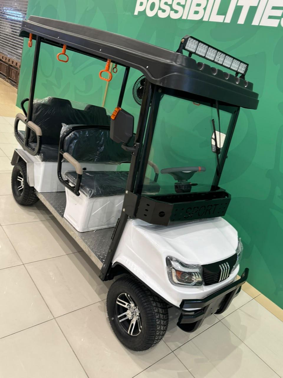 Electric Golf Cart – 6‑Seater Golf Buggy | 2700W Motor, 60V Battery, 40–50 km/h Speed