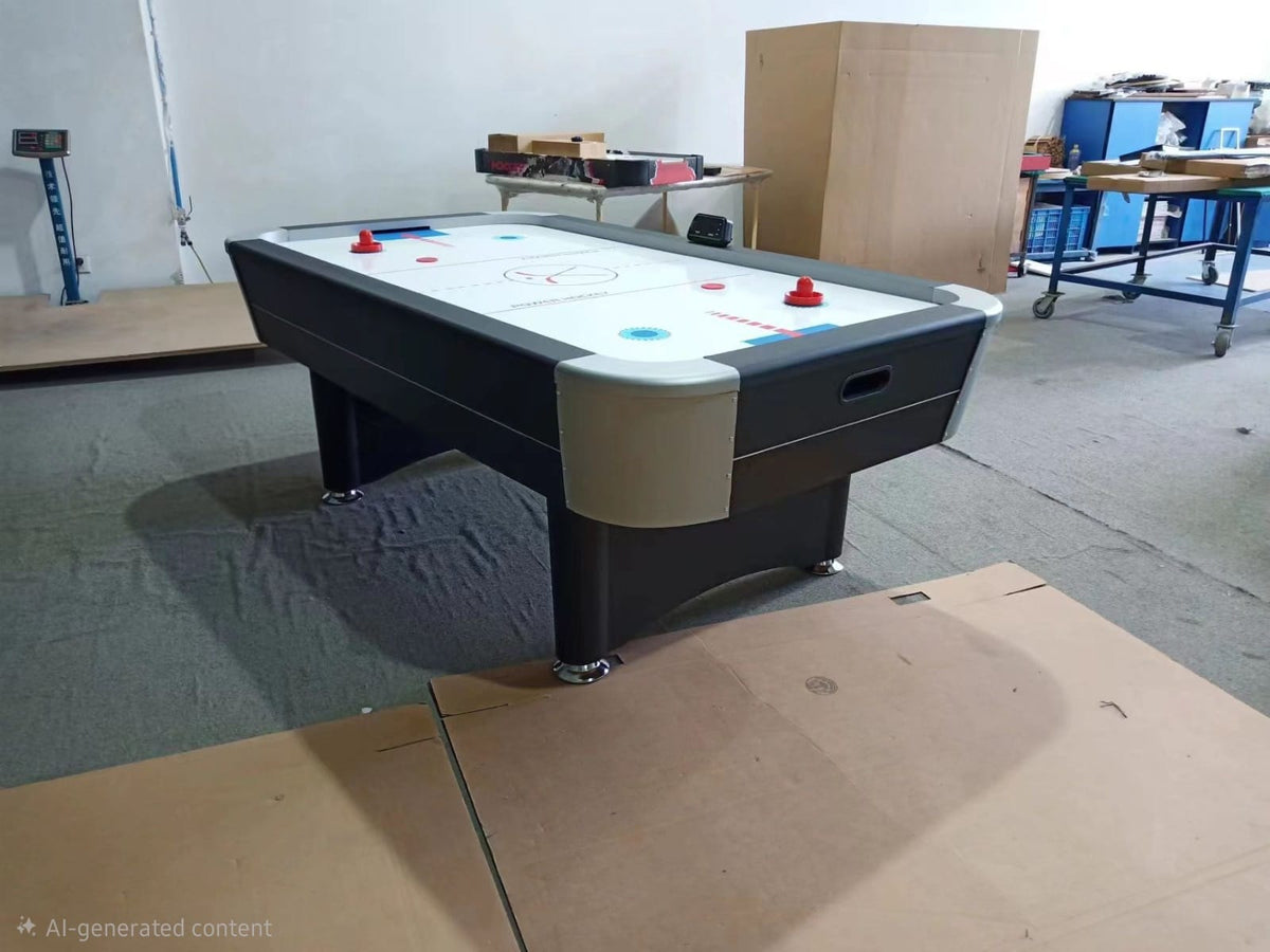 7FT Commercial Air Hockey Table with Electronic Scorer | Dual Fan System | 213.6cm