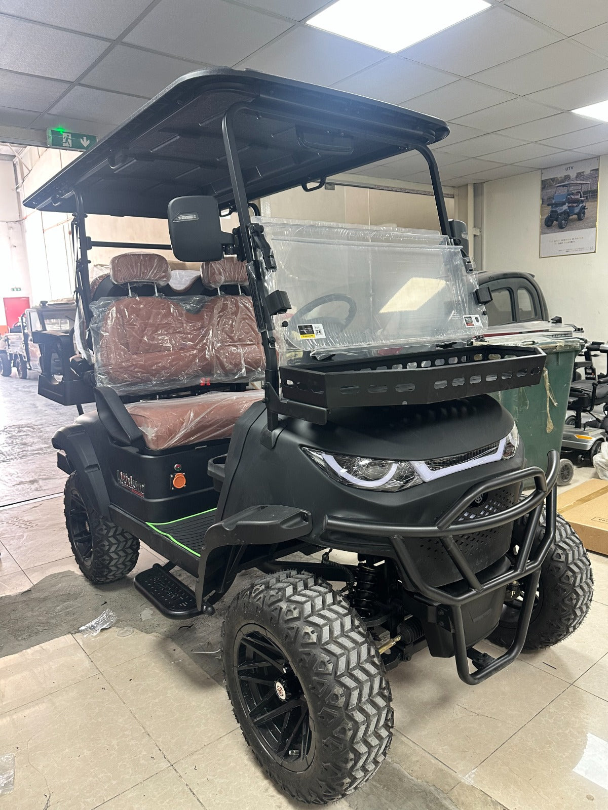 MXV2+2 Electric Golf Cart 48V/350A , range 80 Km off road - COOLBABY
