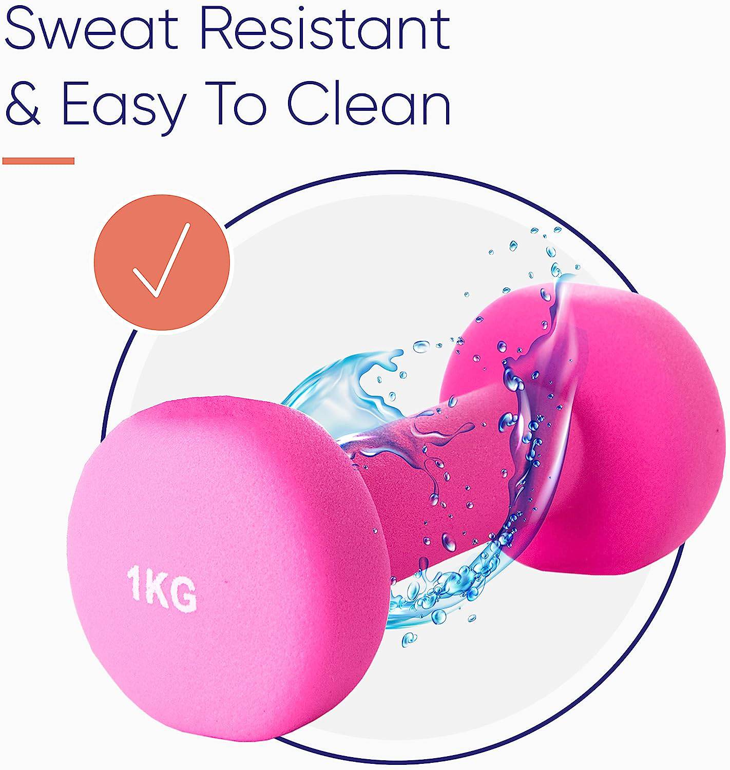 COOLBABY YL01-05 Dumbbells Weights Exercise- Multi colors - COOL BABY