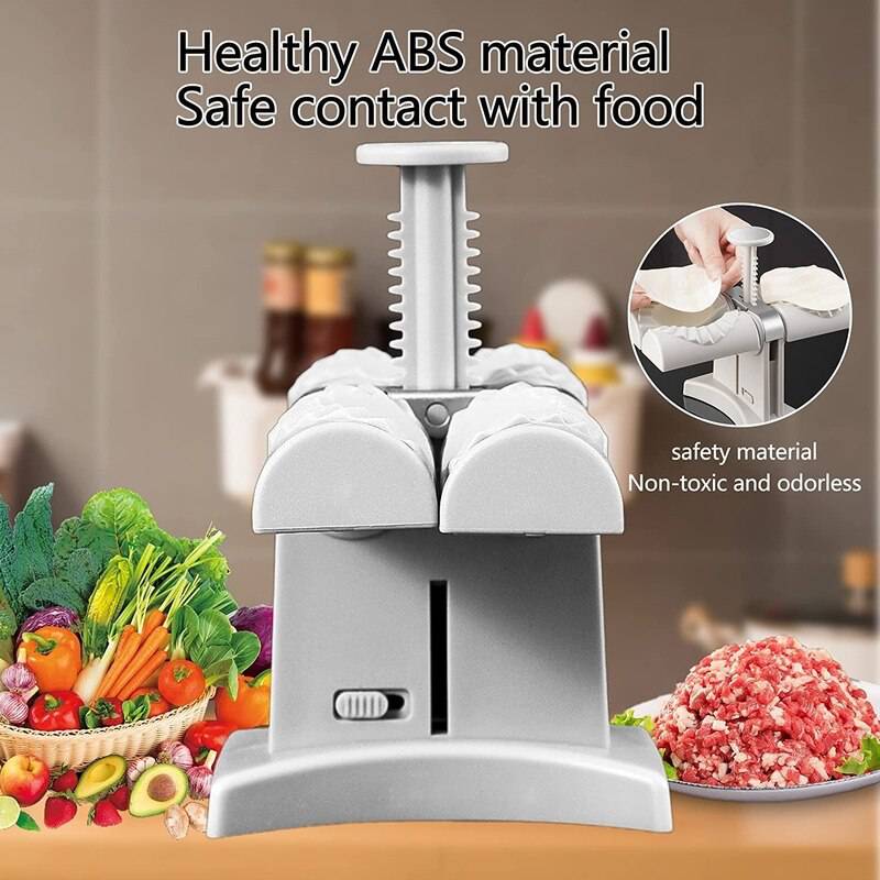 COOLBABY Fully Automatic Dumpling Machine Double Head Press Dumplings - COOL BABY