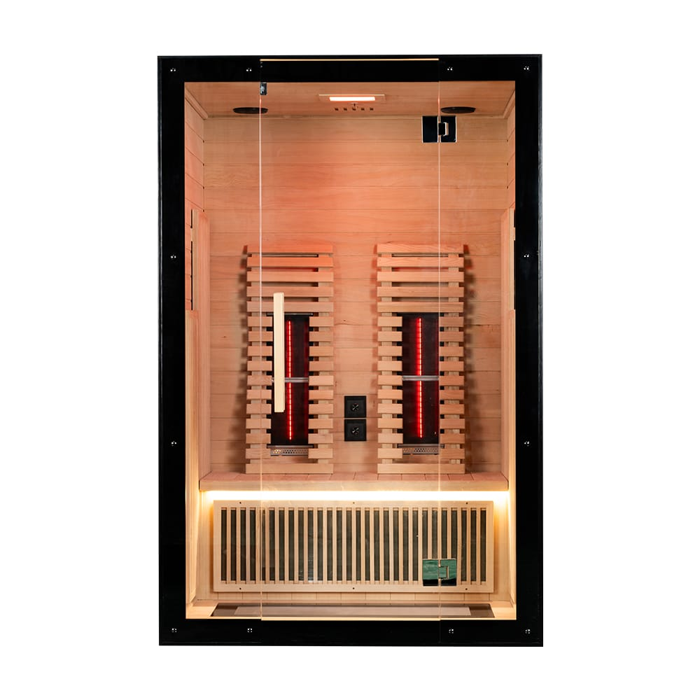 Couple Infrared Sauna With Ceramic Wall Low Emf Far Infrared Heating Panel