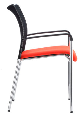 Training Chair 4 Leg, Solid Steel Frame With High-Density Foam Office Chair - COOLBABY