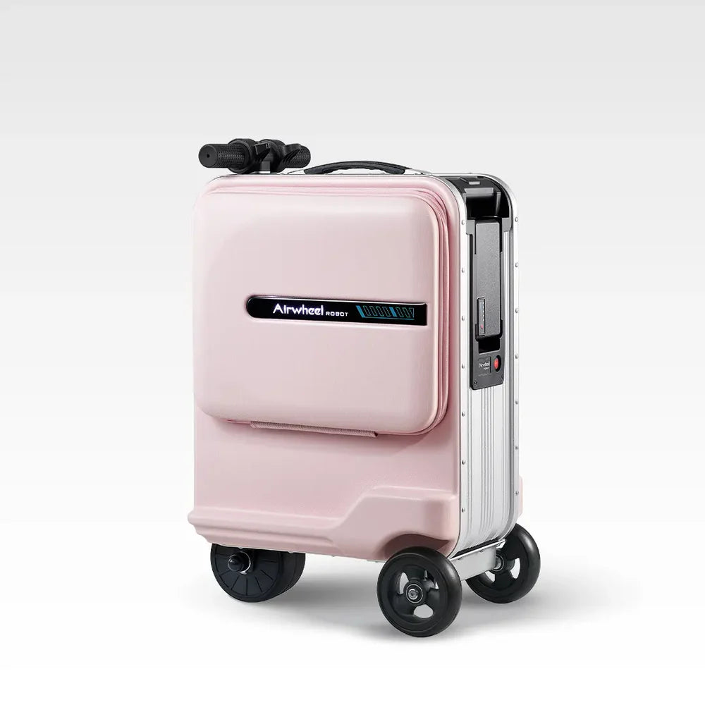 Mini Electric Scooter Suitcase - Black | 26L Compact Travel Luggage - COOLBABY