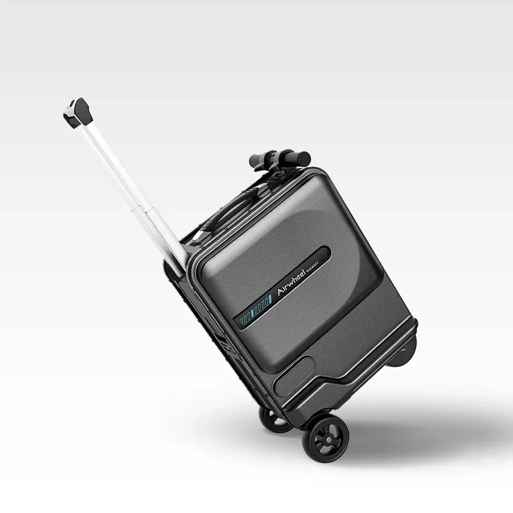 Mini Electric Scooter Suitcase - Black | 26L Compact Travel Luggage - COOLBABY