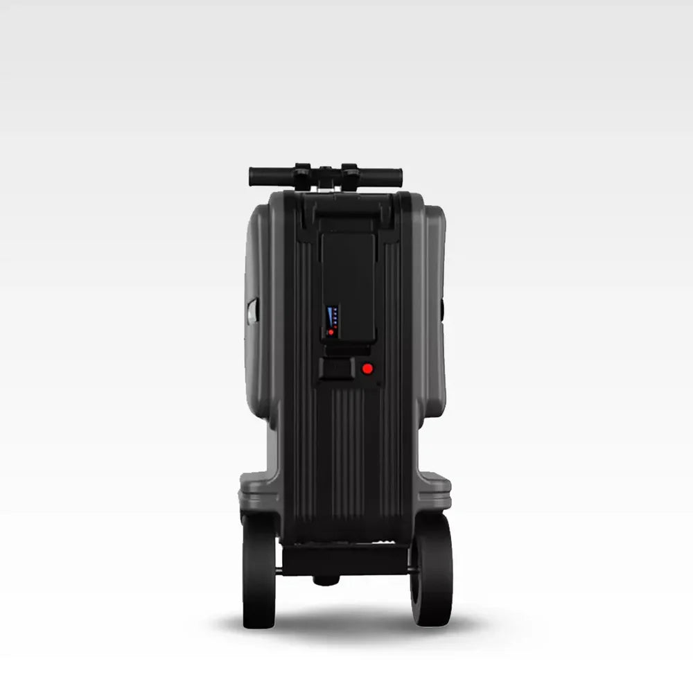 Electric Scooter Suitcase - Black | 48L Spacious Motorized Electric Luggage Scooter - COOLBABY