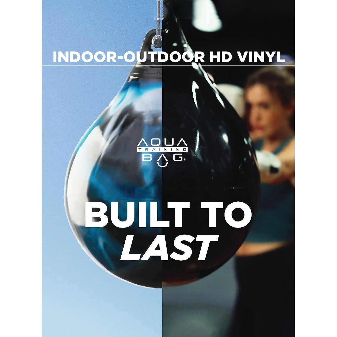 COOLBABY Aqua Training 21" 190 lb Heavy Punching Bag: Ideal for Dynamic Workouts and Power Training - COOLBABY