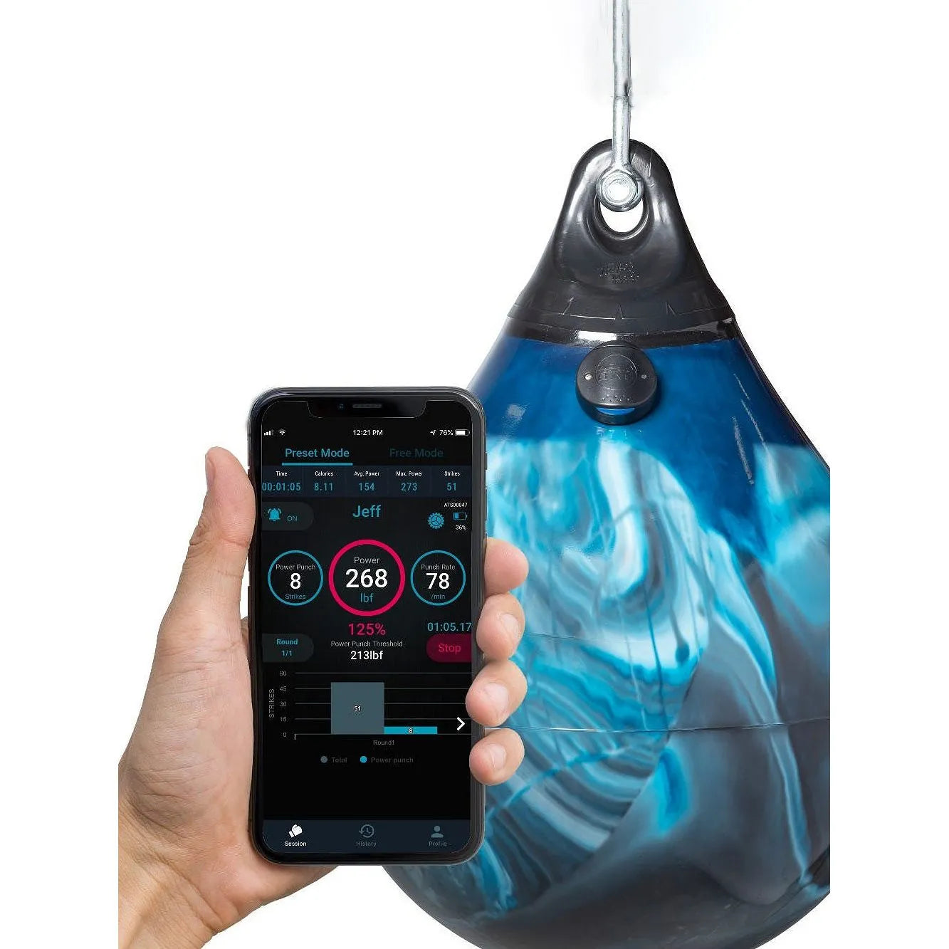 COOLBABY Aqua Training Bag Sensor - Real-Time Tracking & Personalized Workout Enhancement - COOLBABY