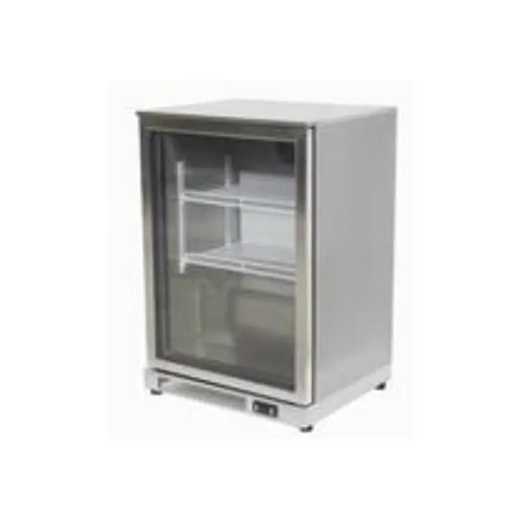 BC01SP Single Door Bar Cooler | 117L Stainless Steel Beverage Refrigerator