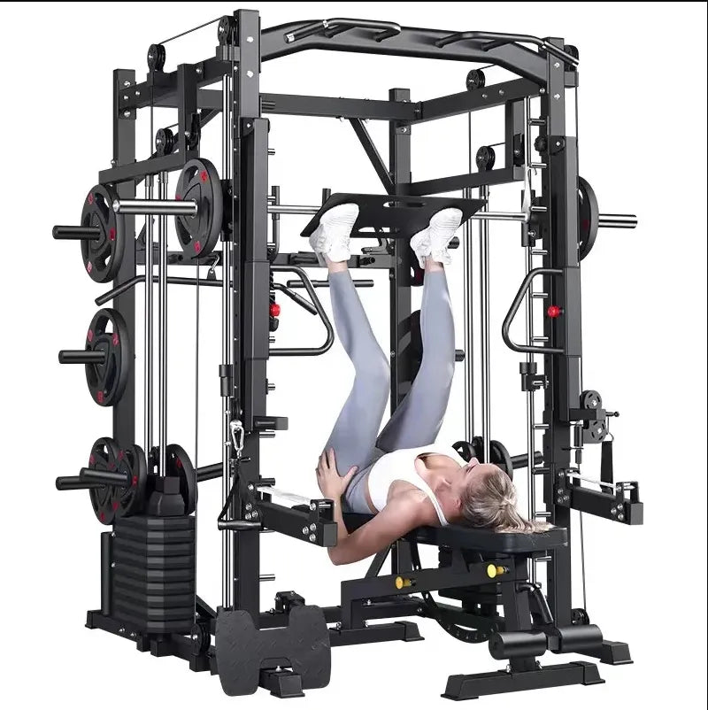 COOLBABY Miracle Fitness HD127: All-in-One 6-in-1 Smith Machine & Functional Trainer - COOLBABY