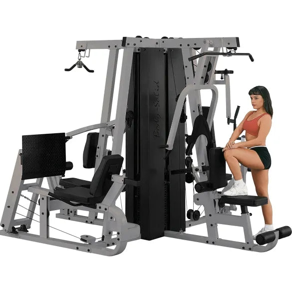 COOLBABY Body-Solid EXM4000S Multi-Stack Gym with LP40S Leg Press - Ultimate Home Gym System - COOLBABY