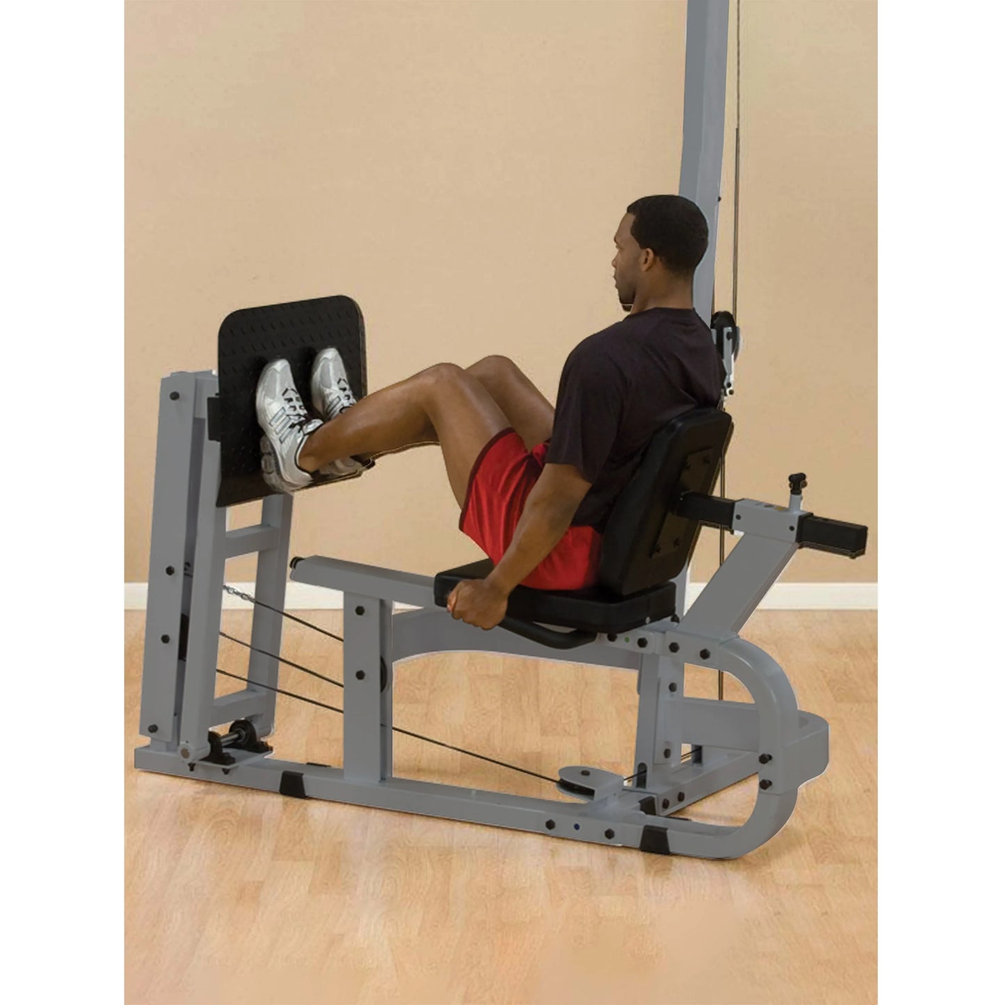 COOLBABY Body-Solid EXM4000S Multi-Stack Gym with LP40S Leg Press - Ultimate Home Gym System - COOLBABY