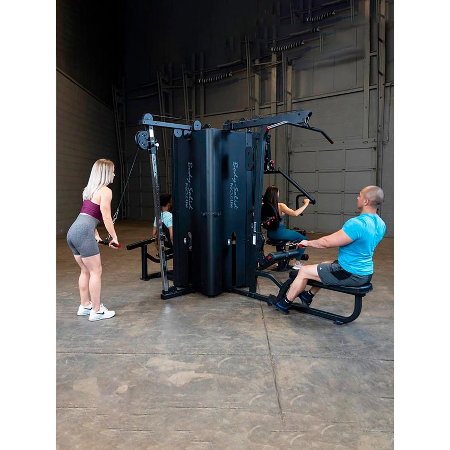 COOLBABY Body-Solid S1000 Pro Clubline Four-Stack Gym: The Ultimate Commercial Multi-Station - COOLBABY