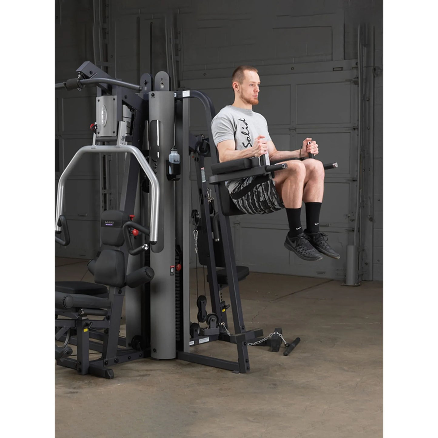 COOLBABY Body-Solid GKR9 Vertical Knee Raise and Dip Station for G9S Home Gym - COOLBABY