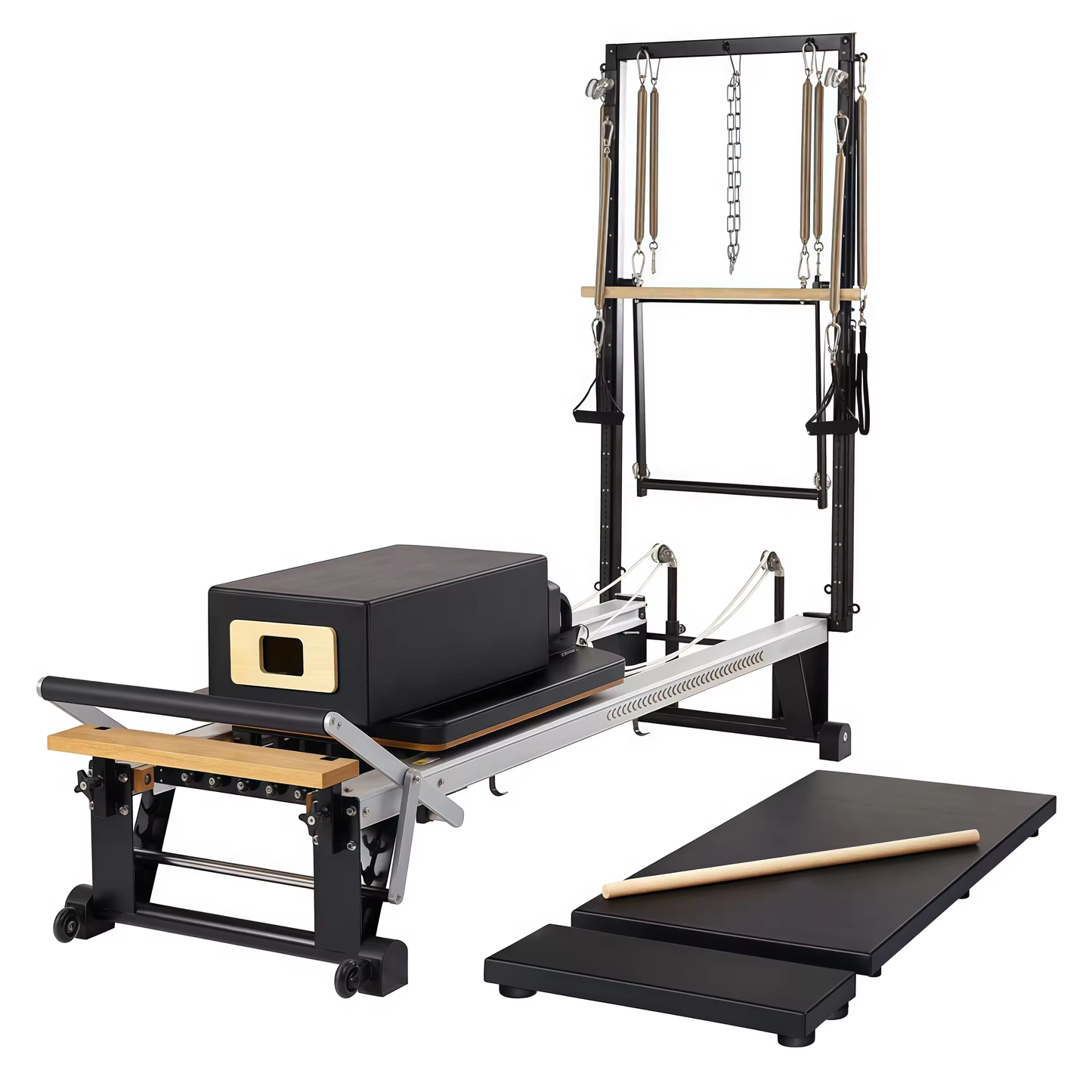 Professional Studio Training Aluminum Pilates Reformer with Trapeze Home Commercial Pilates Equipment Tower