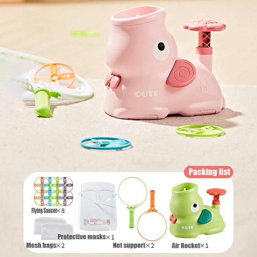 COOLBABY Outdoor Disc Launcher Game Set for Kids - Safe and Fun Family Activity - COOL BABY