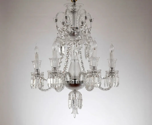 Caitlyn Chandelier 6L E14 CHROME 65x90cm - COOLBABY