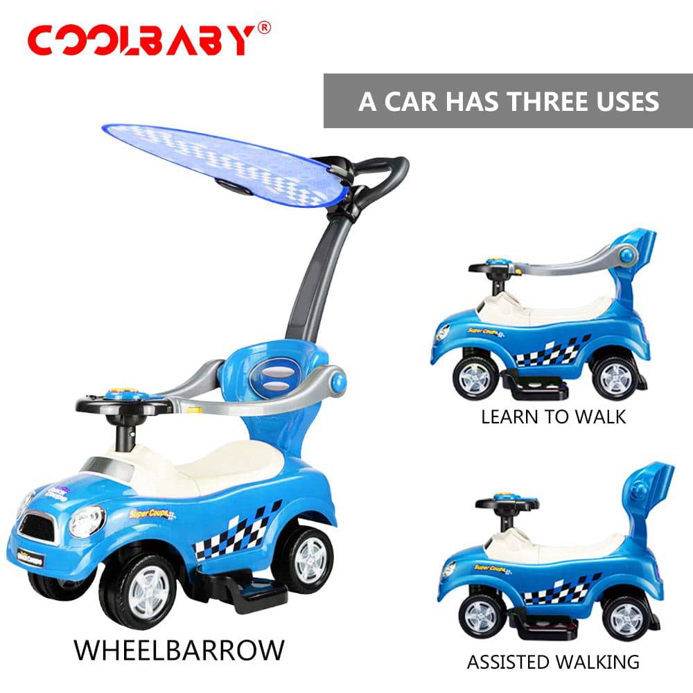 COOLBABY 323P 3 In 1 Activity Ride-On Scooter for Unisex - COOL BABY