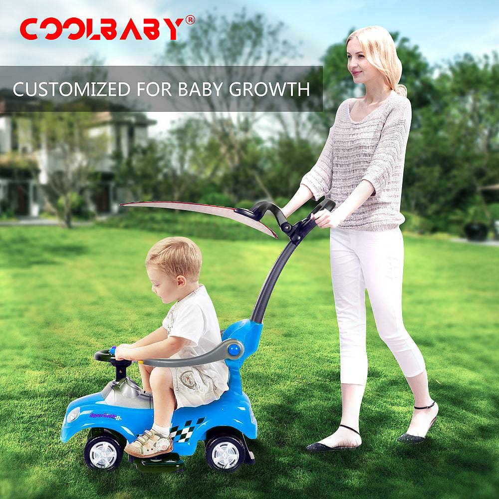 COOLBABY 323P 3 In 1 Activity Ride-On Scooter for Unisex - COOL BABY