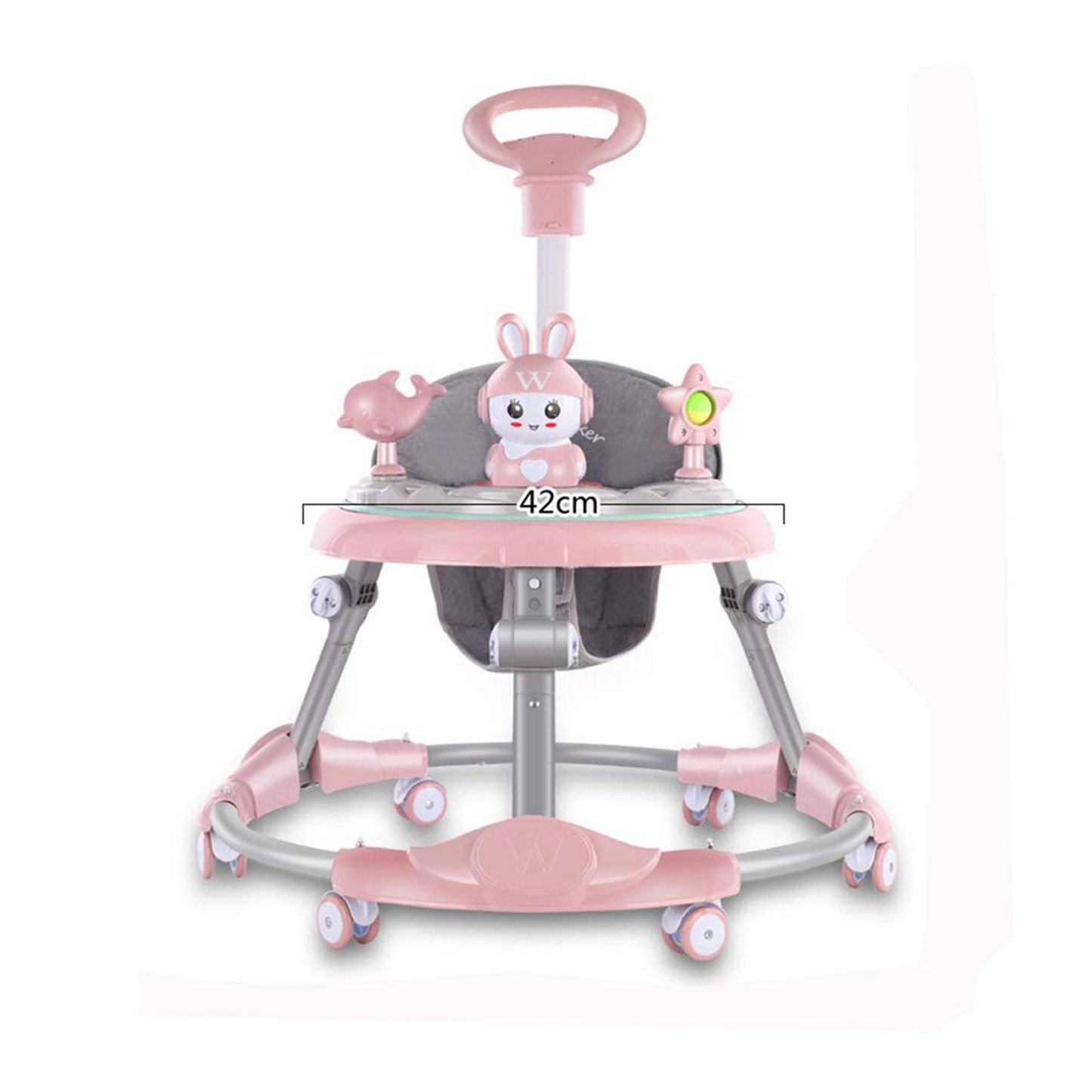 COOLBABY A136D Baby walker multifunctional anti-rollover anti-O leg can sit folding - COOL BABY